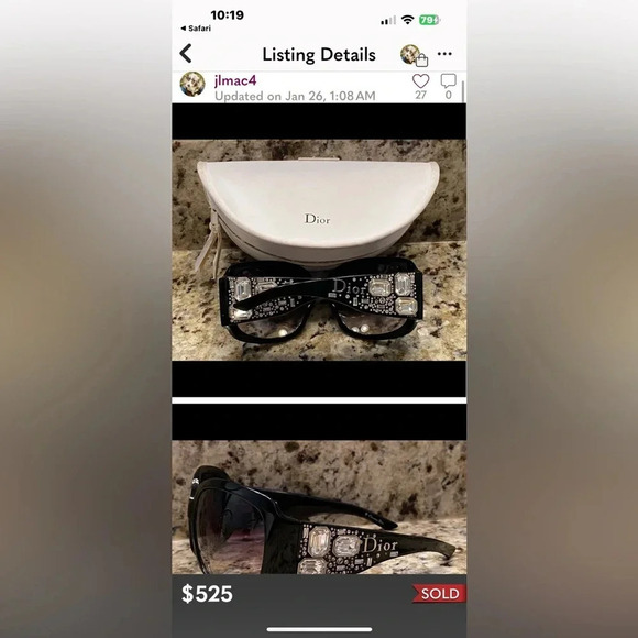 Dior on rocks glassesses main image 6